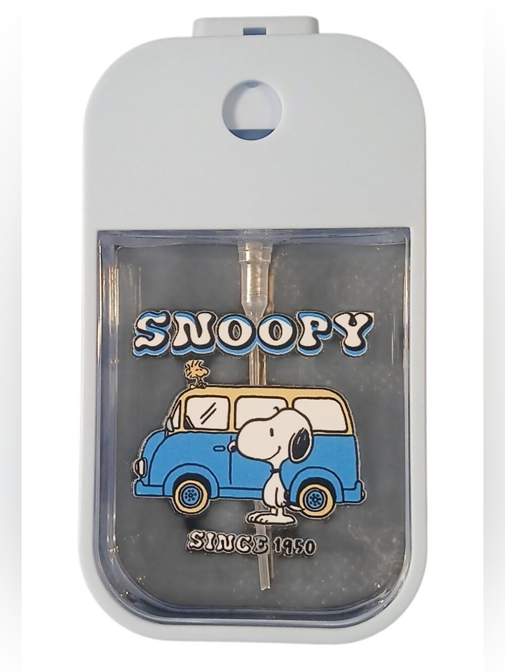 Peanuts - Snoopy Refillable Hand Sanitizer Spray Bottle, Pocket/Purse Size. 1.5o